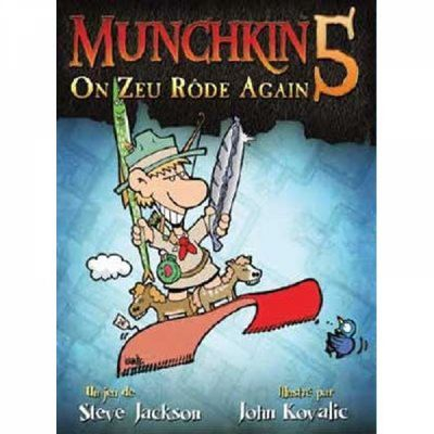 Jeu de Cartes Best-Seller Munchkin 5 : On Zeu Rode Again