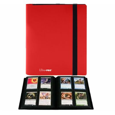Portfolio  Pro-binder - Eclipse - Rouge pomme (Apple Red) - 160 Cases (20 Pages De 8 Cases)