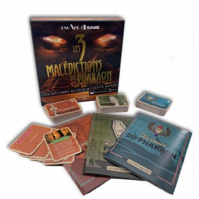 Coop�ratif Enqu�te Escape Game - Les 3 mal�dictions du pharaon