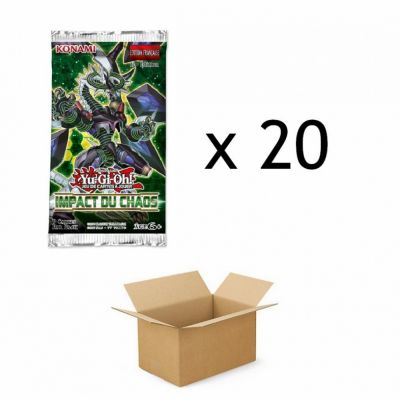Boite de 20 Boosters Impact du Chaos - Sous Blister Officiel Konami -
