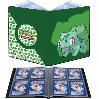 Portfolio A5 - 4 Cases Pokmon Bulbizarre- A5 - 10 pages de 4 cases (80 cartes recto-verso)