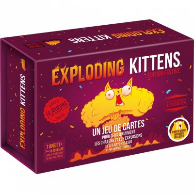 Jeu de Cartes  Exploding Kittens - dition Festive - ancienne version