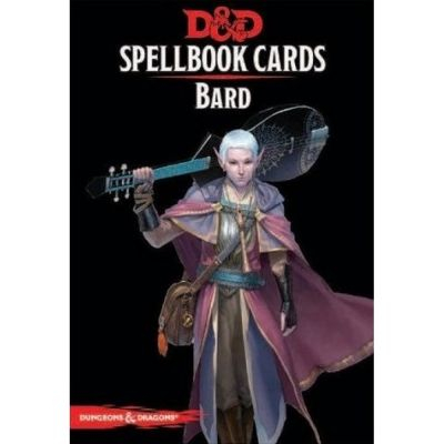 Jeu de Rle Dungeons & Dragons D&D5 Spellbook Cards - Cartes de Sorts - Barde