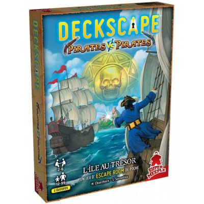 Coopératif Aventure Deckscape - Pirates VS Pirates - L'île au trésor