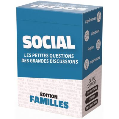 Jeu de Cartes Ambiance Social - Edition Famille