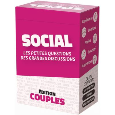 Jeu de Cartes Ambiance Social - Edition Couple