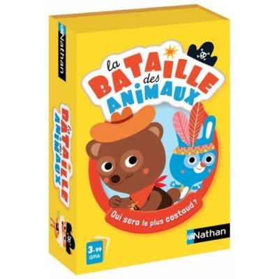 Jeu de Cartes Enfant La Bataille des Animaux