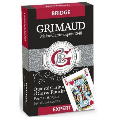 Jeu de Cartes Best-Seller Jeu de 54 cartes - Grimaud Expert - Bridge - Rouge