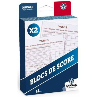 Jeu de Plateau Gestion Yam's - 2 Blocs de score