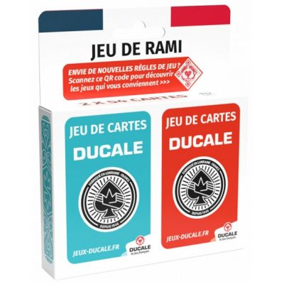Jeu de Cartes  Jeu de Rami - 2 x 54 cartes - DUCALE Ecopack