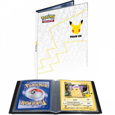 Pikachu JUMBO Pokémon 25 ans Portfolio/Classeur Collection Premiers Partenaires 