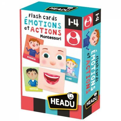 Ludo-Educatif Enfant Flashcards Emotions et actions Montessori