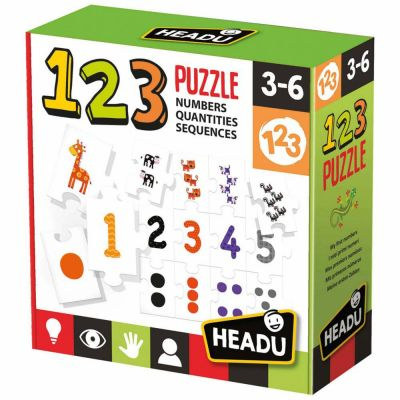 Ludo-Educatif Enfant 123 Puzzle : Numbers, Quantities, Sequences