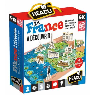 Ludo-Educatif Enfant La France  Dcouvrir : Un Grand Puzzle pour dcouvrir mon pays !