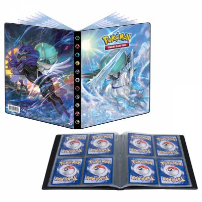 Portfolio A5 - 4 Cases Pokmon EB06 - Rgne de Glace - Sylveroy Cavalier du Froid / Sylveroy Cavalier d'Effroi - A5 - 10 pages de 4 cases (80 cartes recto-verso)