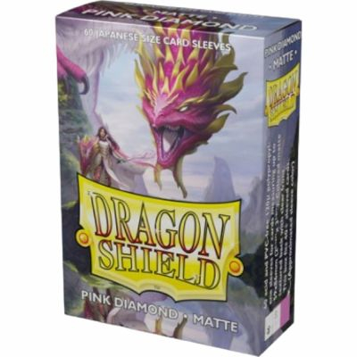 Protges Cartes Format JAP  Dragon Shield Sleeves Matte - Pink Diamond - par 60