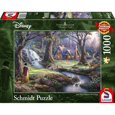  Rflexion Puzzle Disney : Blanche-Neige Dcouvre la Chaumire - 1000 pices