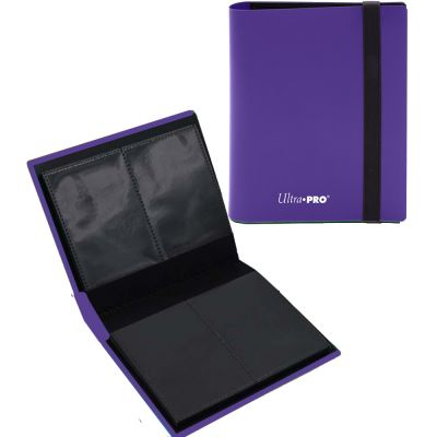 Portfolio  Pro-binder - Eclipse - Royal Purple - 80 Cases (20 Pages De 4)