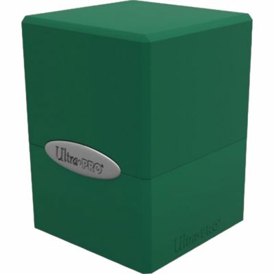 Deck Box  Satin Cube Deck Box Green Forest