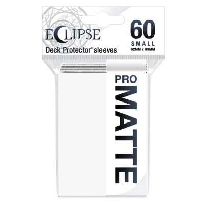 Protges Cartes Format JAP  Sleeves Ultra-pro Mini Par 60 Eclipse Pro Matte Blanc (Artic White)