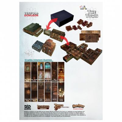 Jeu de Rle Figurine Tenfold Dungeon - The Town