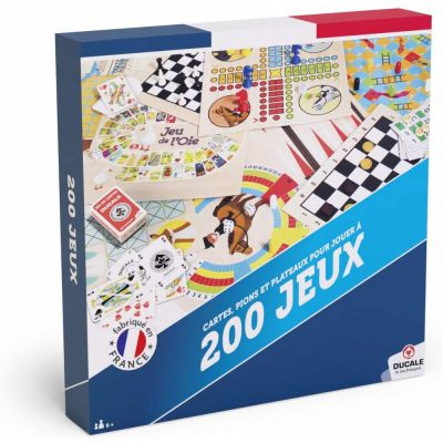 Jeu de Plateau  Bote de 200 jeux pour tous - Ducale