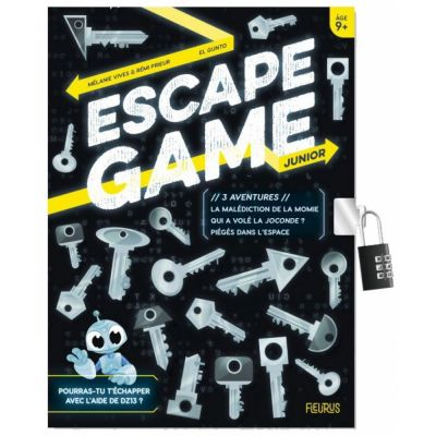 Escape Game Enfant Escape Game Junior 3 aventures - Pigs dans l'Espace / Qui a vol la Joconde ? / La maldiction de la momie