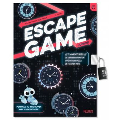 Escape Game Enfant Escape Game Junior 3 aventures - Le dernier dragon / Opration pizza / Le hacker fou