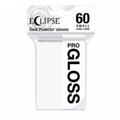 Protèges Cartes Format JAP  Sleeves Ultra-pro Mini Par 60 Eclipse Pro Gloss Blanc (Artic White)