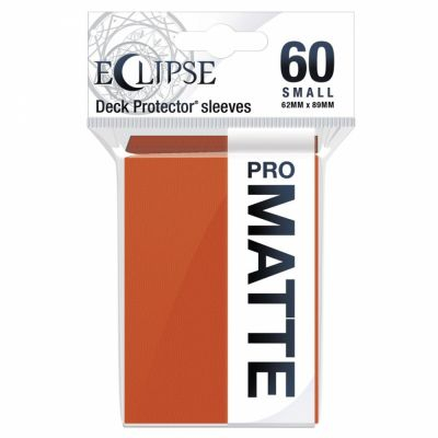 Protèges Cartes Format JAP  Sleeves Ultra-pro Mini Par 60 Eclipse Pro Matte Orange (Pumpkin Orange)
