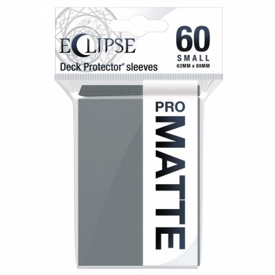 Protèges Cartes Format JAP  Sleeves Ultra-pro Mini Par 60 Eclipse Pro Matte Gris (Smoke Grey)