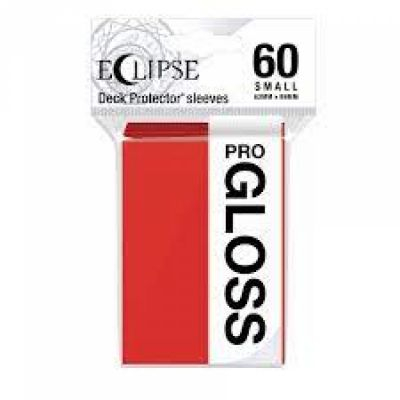 Protèges Cartes Format JAP  Sleeves Ultra-pro Mini Par 60 Eclipse Pro Gloss Rouge ( Apple Red)