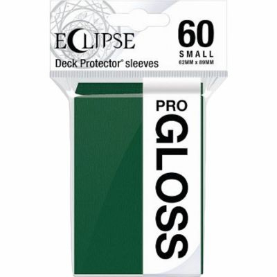 Protges Cartes Format JAP  Sleeves Ultra-pro Mini Par 60 Eclipse Pro Gloss Vert fort (Forest Green) - GLOSS