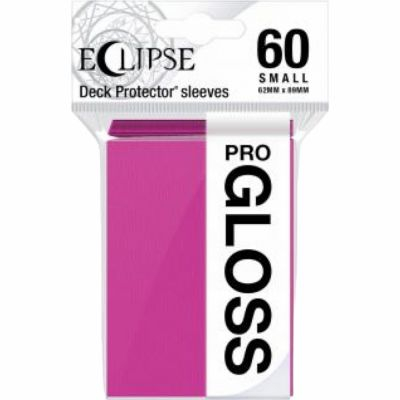 Protèges Cartes Format JAP  Sleeves Ultra-pro Mini Par 60 Eclipse Pro Gloss Rose (Hot Pink)