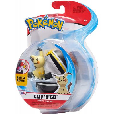 Figurine Pokémon Clip'N'Go Mimiqui + Luxe Ball