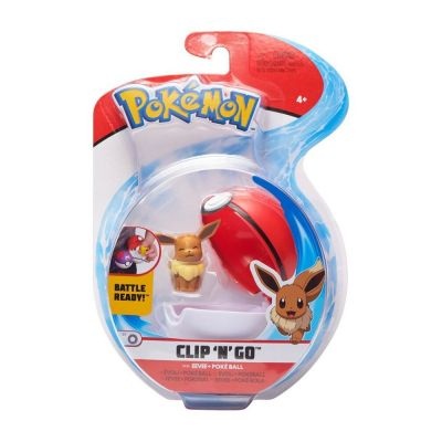 Figurine Pokémon Clip'N'Go Evoli + Poke Ball