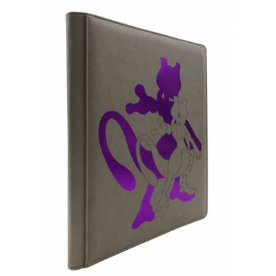 Portfolio Pokémon Premium Pro-binder - Simili Cuir Mewtwo - 360 Cases (20 Pages De 18)