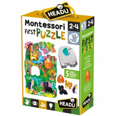 Ludo-Educatif Enfant Montessori : First puzzle : La Jungle