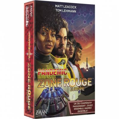 Coopratif Best-Seller Pandemic Zone Rouge : Europe