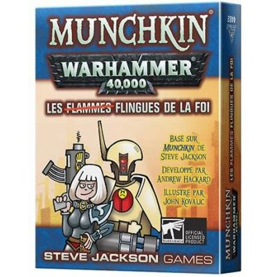 Jeu de Cartes Ambiance Munchkin Warhammer 40000: Les Flingues de la Foi