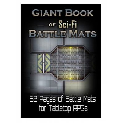 Tapis de Jeu et Wall Scroll Jeu de Rle Giant Book of Sci-Fi Battle Mats (A3)