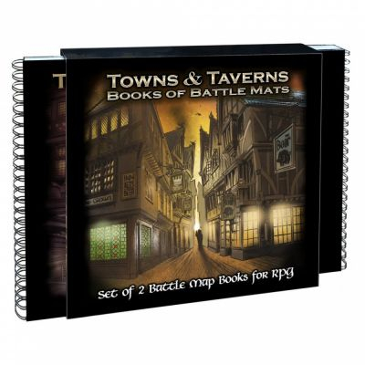 Tapis de Jeu Jeu de Rle Book of Battle Mats - Towns & Taverns