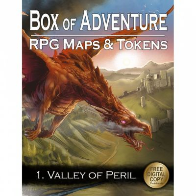 Tapis de Jeu et Wall Scroll Jeu de Rle Box of Adventure - 1. Valley of Peril