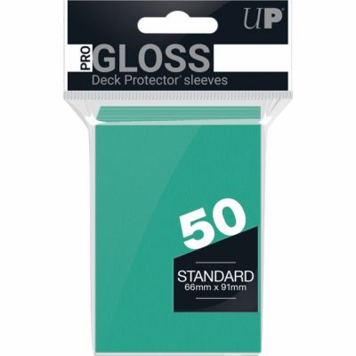 Protges Cartes Standard  Ultra Pro - Gloss Vert Aquatique Standard Par 50