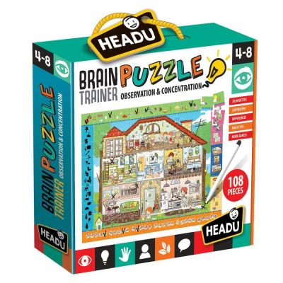 Ludo-Educatif Enfant Brain Trainer Puzzle : Observation & Concentration