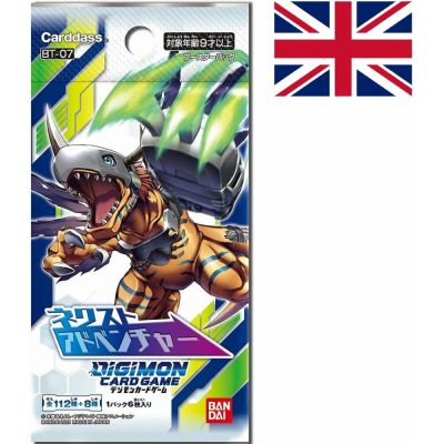Booster Anglais Digimon Card Game Booster BT07 - Next Adventure