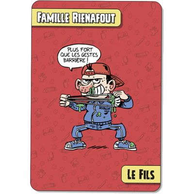 Jeu de Cartes Les 7 Familles contre le COVID Ambiance - UltraJeux