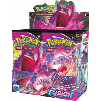 Boite de Boosters Franais Pokmon Display 36 Boosters EB08 - Epe et Bouclier 8 - Poing de Fusion