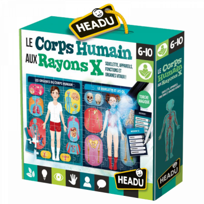 Ludo-Educatif Enfant Le Corps Humain aux Rayons X