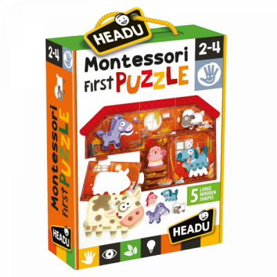 Ludo-Educatif Enfant Montessori First Puzzle : The Farm